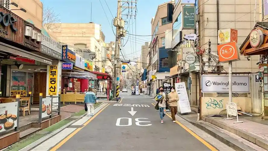 [4k] 首尔探索 从宣陵到狎鸥亭街道 韩国 首尔 从宣陵到论岘洞和狎鸥