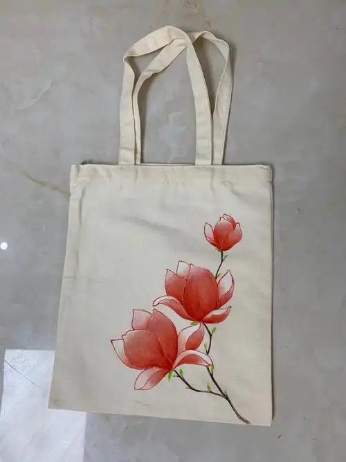 美女送的手绘布袋