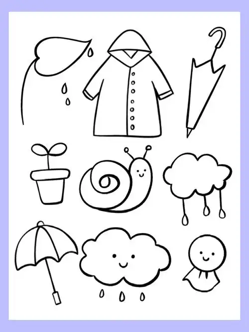 简笔画天气