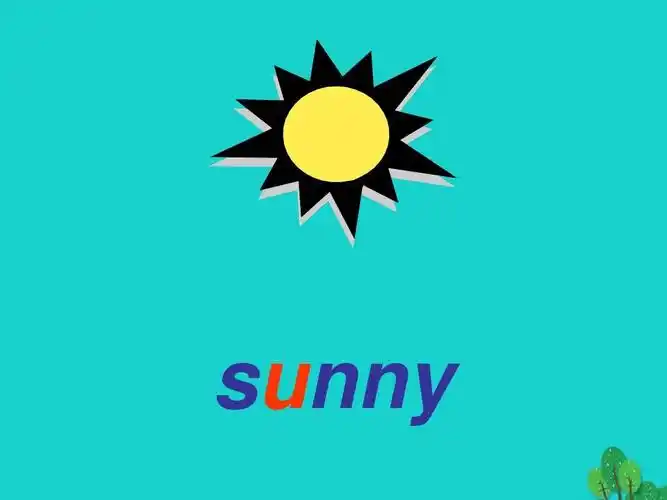 四年级英语上册unit5lesson1itssunny课件1鲁科版ppt