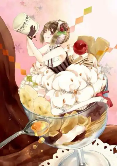 二次元 甜点拟人 冰淇淋