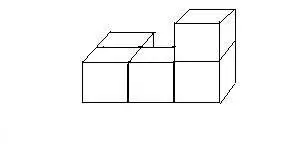 把这些小正方体摆成一行,长是多少米由棱长1厘米的正方体拼成的图形