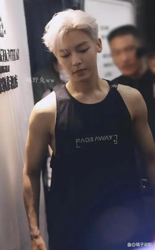 男明星现代银发图鉴王一博贵气华晨宇摇滚鹿晗心动你最喜欢谁