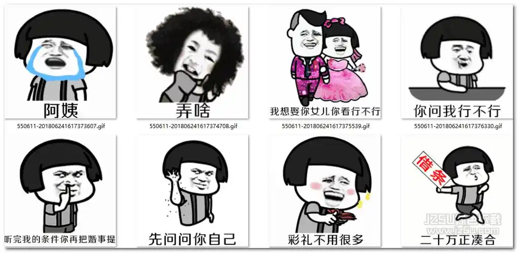 阿姨我想娶你女儿行不行表情包完整版