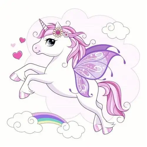 独角兽纹身图案分享