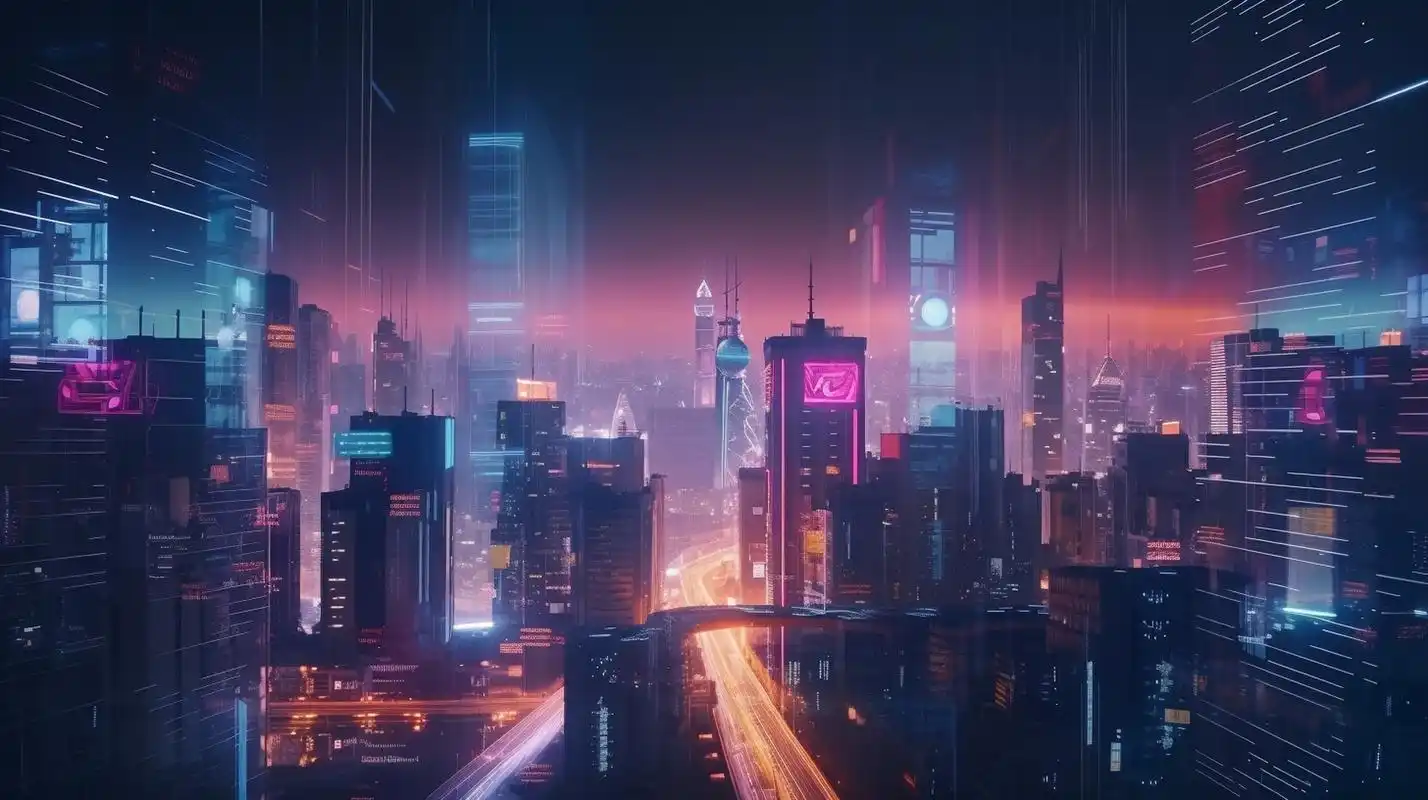 未来城市#ai绘画# #赛博朋克# #壁纸