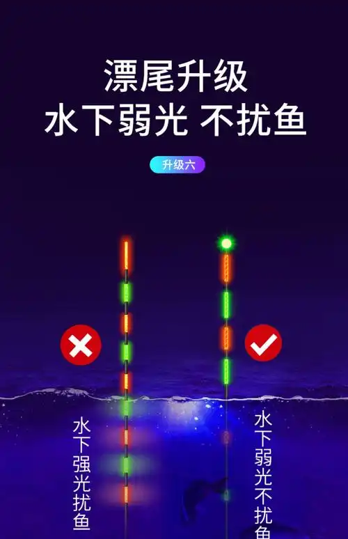 电子漂夜光漂超亮水无影夜光鱼漂日夜两用电子票夜钓鲫鱼漂高灵敏