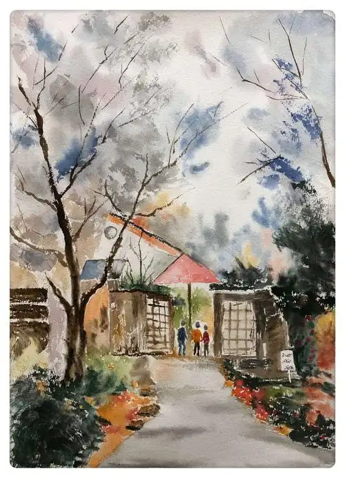 第一幅照片是场面较大的构图