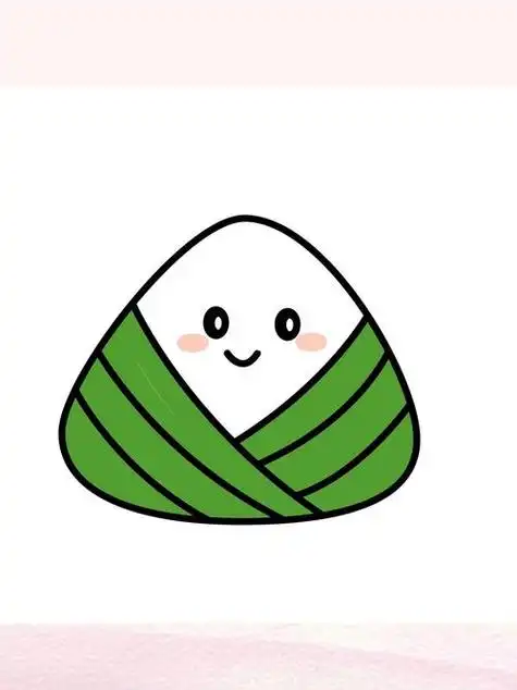 粽子简笔画简笔画粽子端午人文绘画