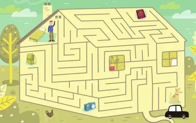 够娃玩一个暑假的迷宫游戏锻炼专注力启蒙历史和地理
