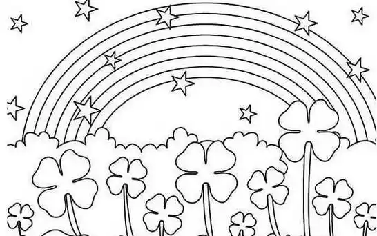 好看彩虹的简笔画 彩虹的简笔画图片大全