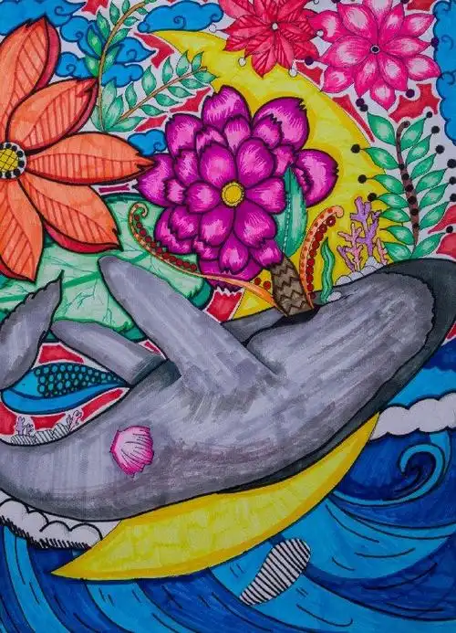 兰州市第二届青少年环保绘画大赛中学组作品展