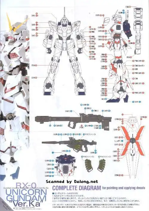 hguc100白色独角兽高达的问题