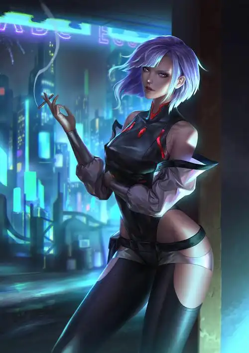 赛博朋克:边缘行者 露西lucy~_阿柯gg-站酷zcool