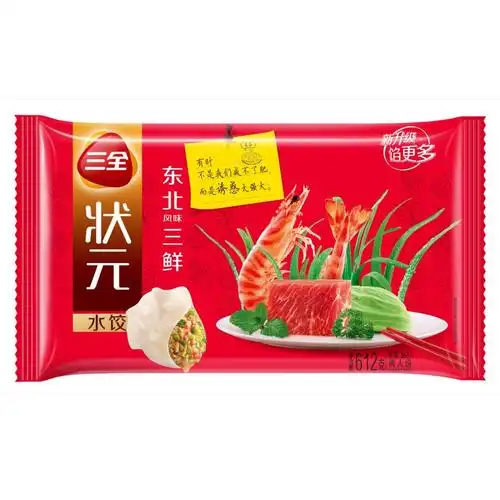 三全状元东北三鲜水饺612g