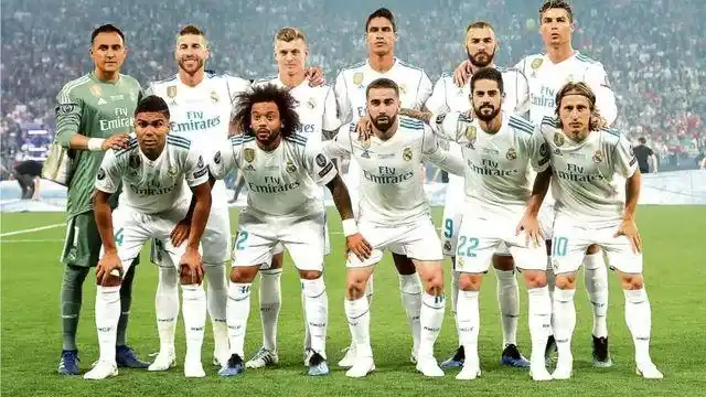 皇马欧冠决赛首发合影几乎一样