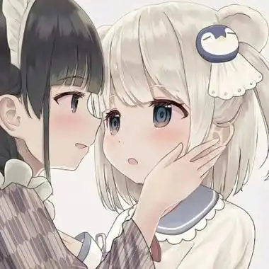 情字里写满你,动漫姐妹头像一萌一酷