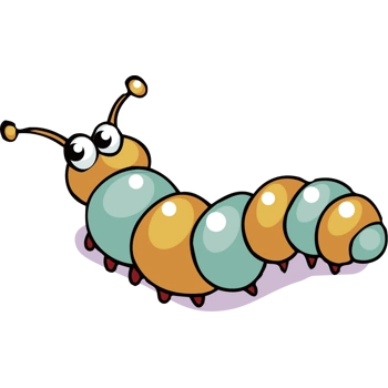 可爱卡通虫子素材