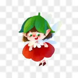 手绘卡通精灵小仙女元素