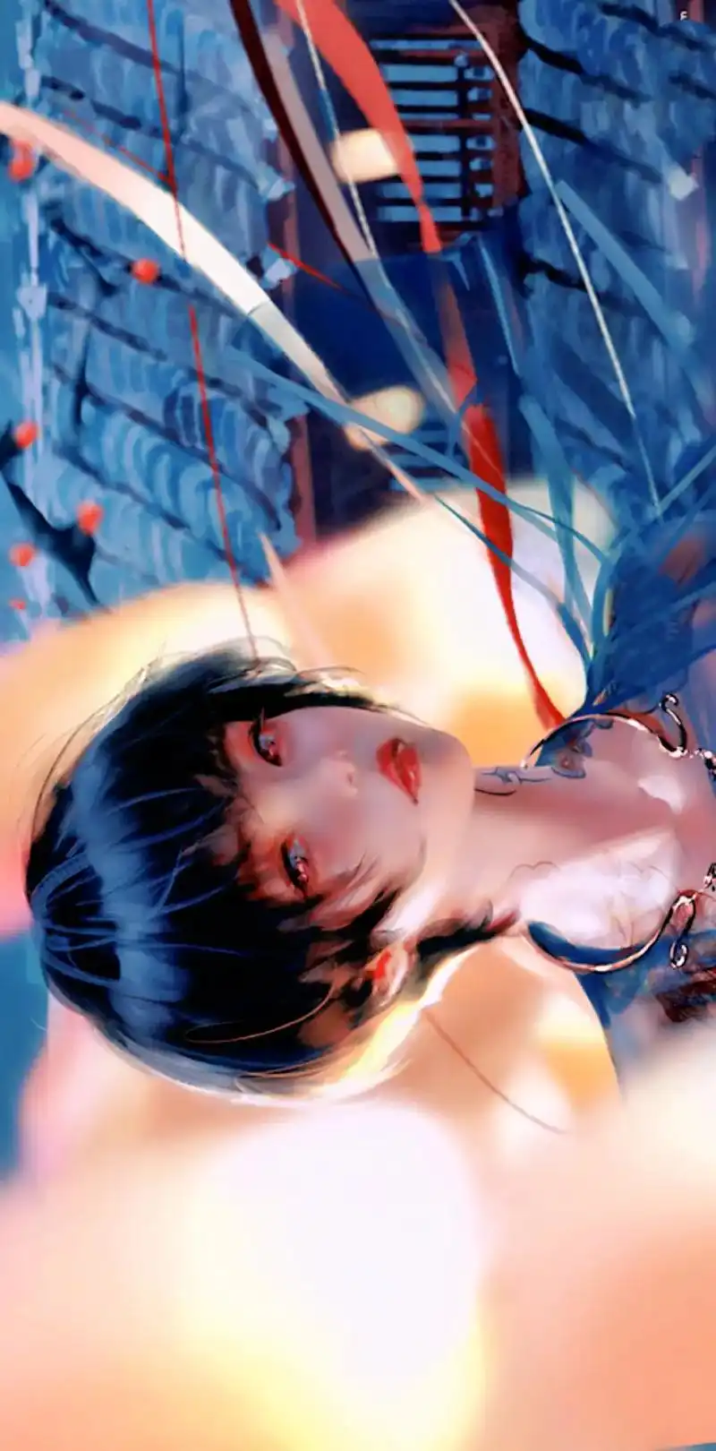 鬼刀#小绿# #高清壁纸 #送你一张壁纸 #鬼刀 #风铃公 - 抖音