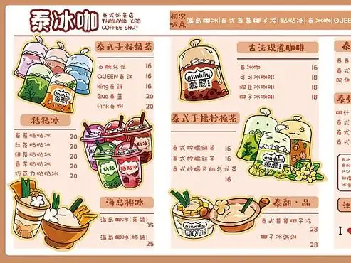 奶茶店手绘菜单插画-商业插画172天前军刀礼盒(三亚限定)平面-包装204