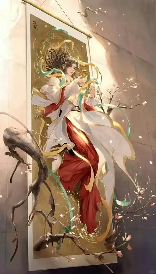 天官赐福壁纸  抱图吱声