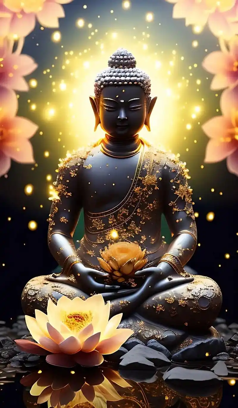 高清佛像手机壁纸.南无阿弥佗佛!我佛慈悲!身在红尘之中,凡事 - 抖音