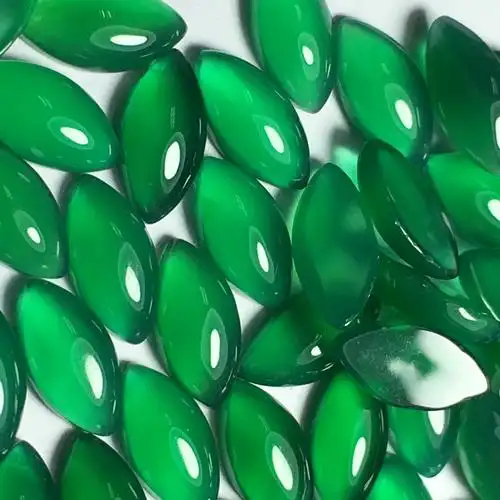 天然绿玉髓绿玛瑙马眼素面510ms