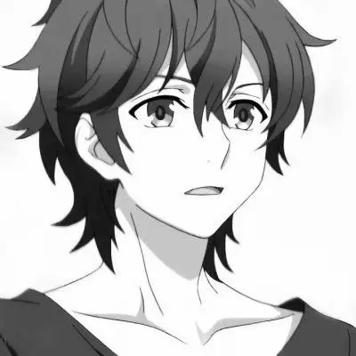 黑白动漫男头.一到晚上 孤独就无_卡通动漫头像_我要个性网