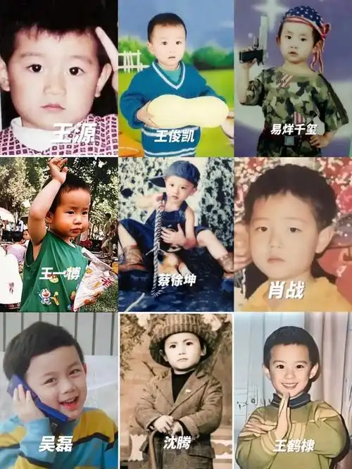 内娱男明星童年照2