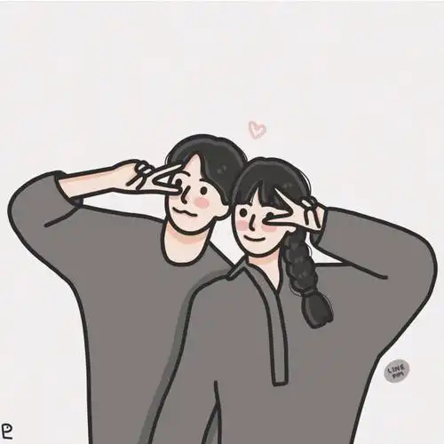 分享一组超可爱的情侣头像