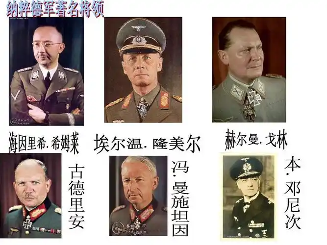 二战中德国名将