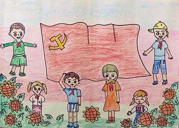 有关小学生校园绘画作品