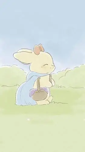 萌系治愈兔子卡通手绘