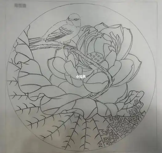 工笔画勾线好难哦