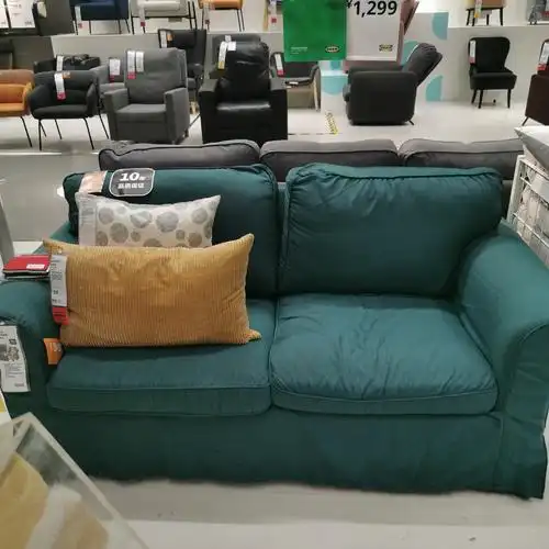 沙发宜家国内代购ikea爱克托双人布艺发套防尘沙发套