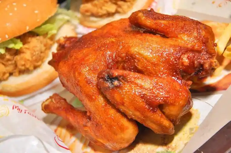 蜜汁手扒鸡图片