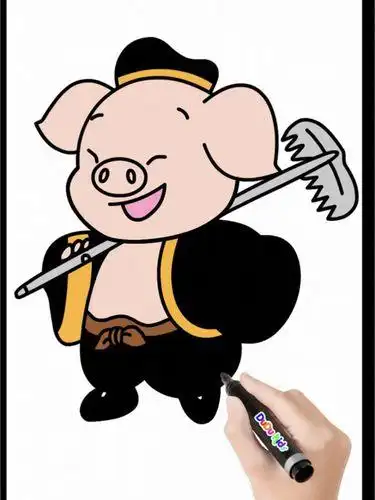 西游记图片卡通简笔画西游记图片卡通简笔画猪八戒