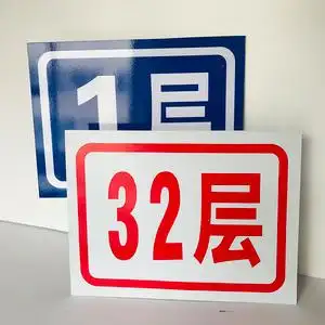 楼层牌施工建筑工地消防指示限载井架脚手架防护棚验收合格牌二层