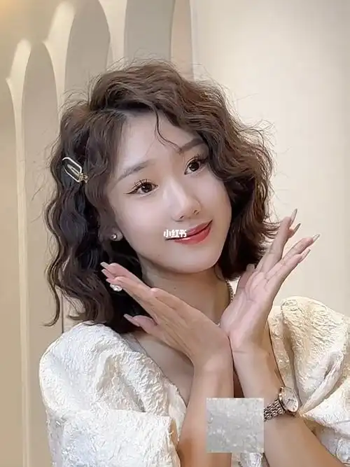 中发蛋卷头超适合圆脸扎散超瘦脸