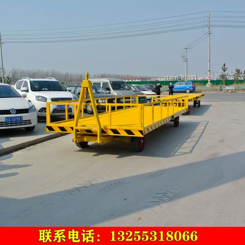 定制牵引平板车重型叉车厂区内搬运车周转工具大吨位挖机专用拖车