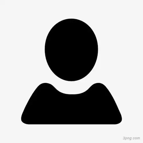 墨迹头像男子png素材透明免抠图片装饰效果