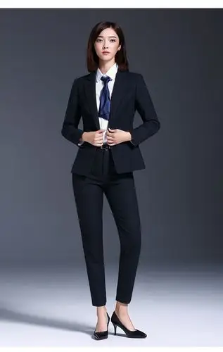 璐丝百丽西装套装女士时尚正装西服