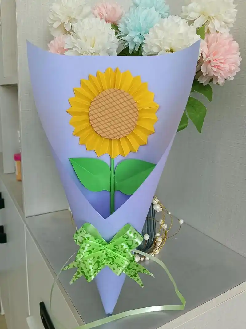 亲手制作 #教师节手工花朵 #感恩老师的辛勤付出  - 抖音