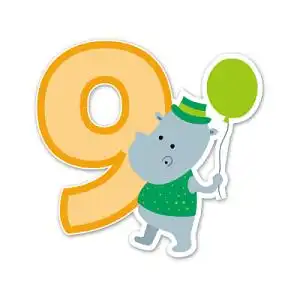 动物数字8动物数字7动物数字6动物数字5动物数字1卡通数字4卡通个数字