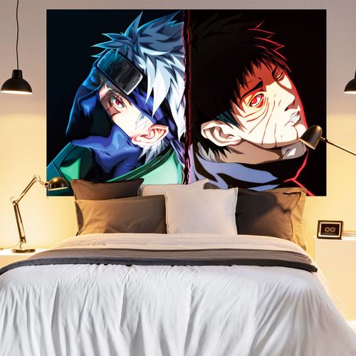 晓组织火影忍者海报墙贴卧室男生动漫二次元壁纸宿舍墙面装饰贴纸