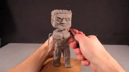 用普通粘土制作我的世界史蒂夫-生活-高清完整正版视频在线观看-优酷