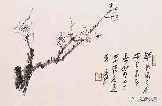 张大千的这些梅花,真的很让人喜欢!寻常一样窗前月,才有梅花便不同.