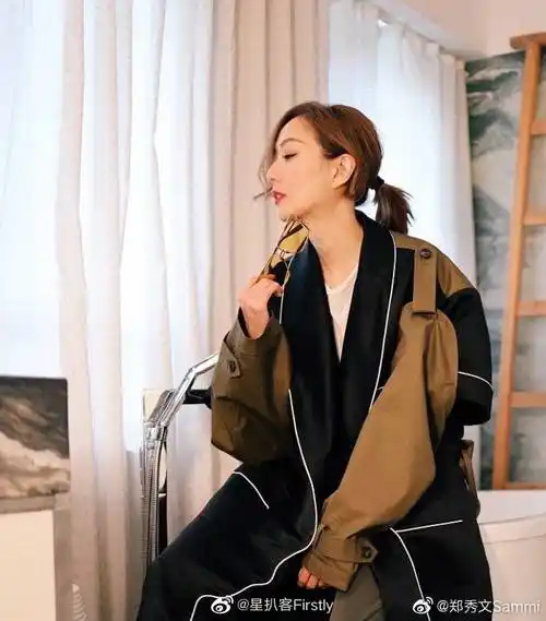 我的天郑秀文短发好帅啊和长发完全两种风格好飒