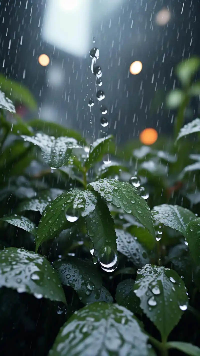 979715 无论是淅淅沥沥的小雨,还是倾盆大雨,每一刻的阴雨天气